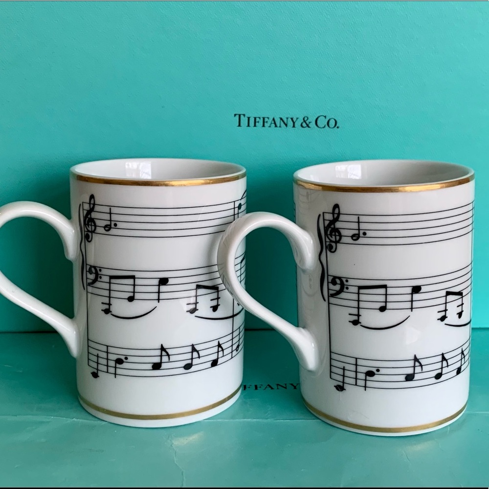 SOLD RARE Tiffany & Co. “Moon River” Bone China Mug Set